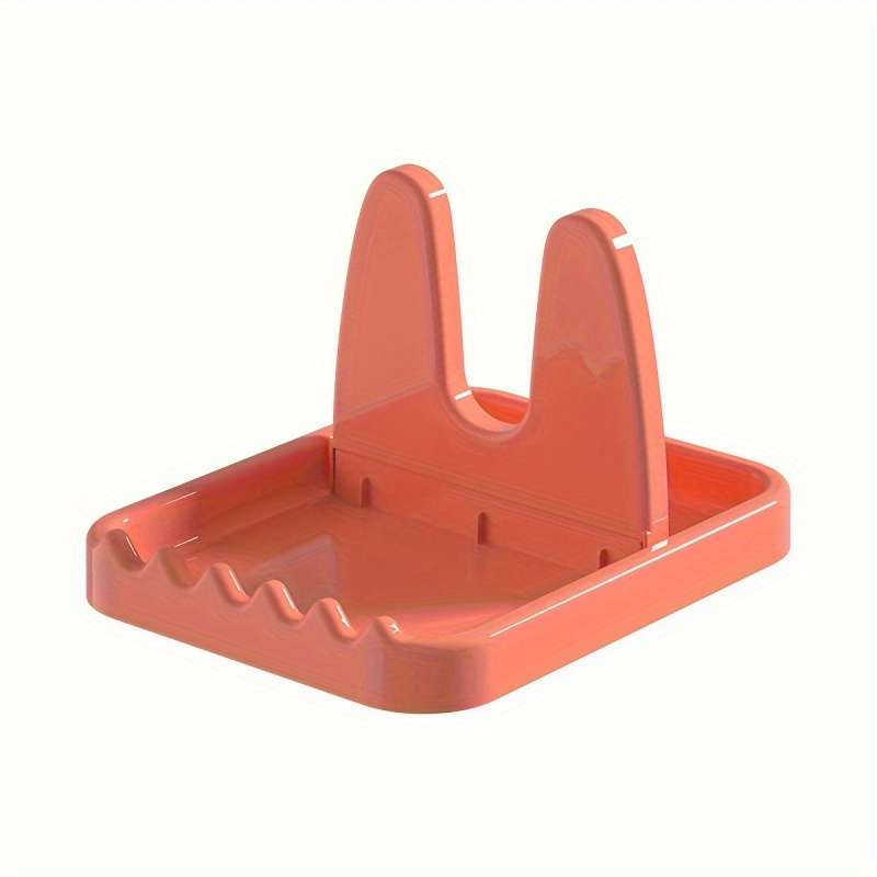 1pc Foldable Space-Saving Kitchen Organizer with Utensil Holder Lid Storage No Drill Adhesive M