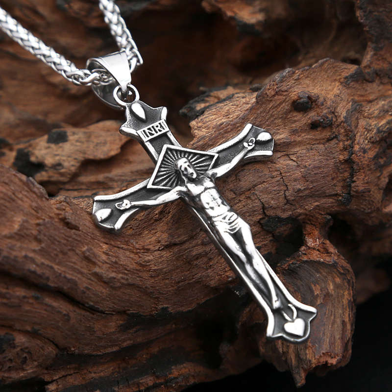 1 Piece 60cm Chain Add Pendant Jesus Theme Pendant