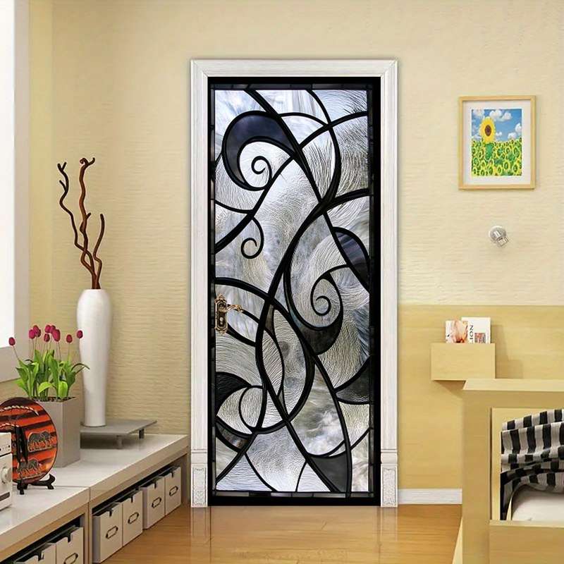 1Pc 76.96x199.9cm Door Window Sticker
