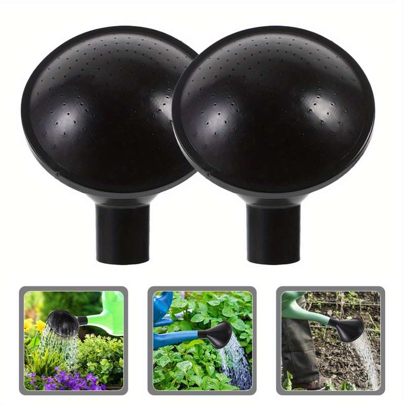 1Pc Black Plastic Watering Can Rose Heads