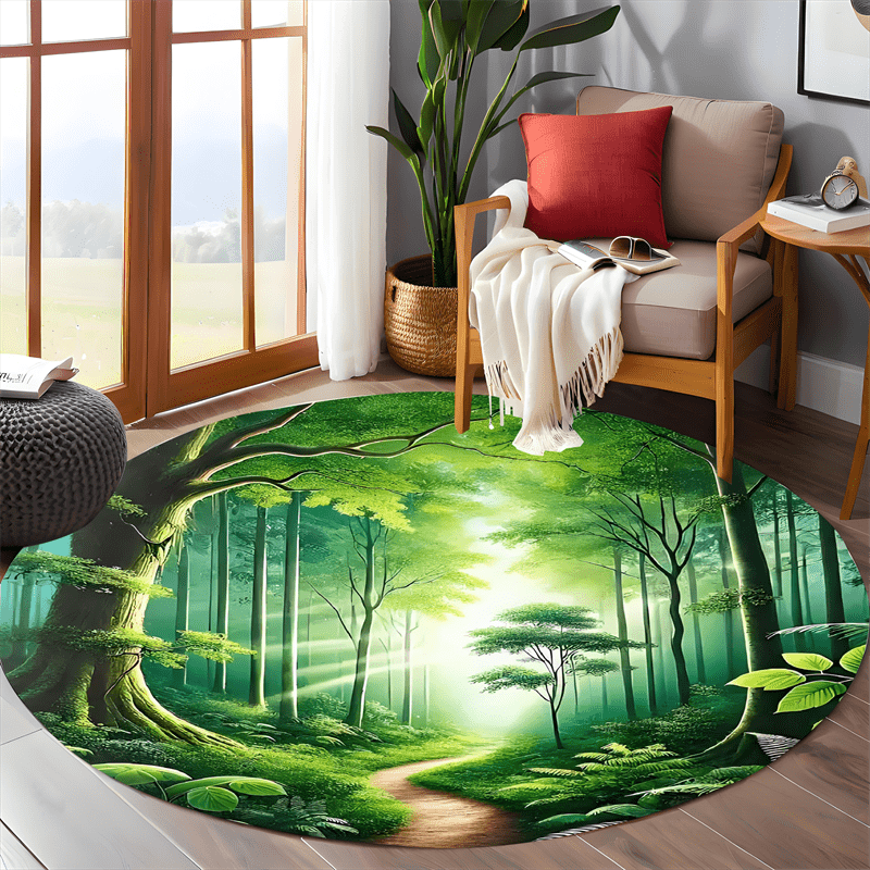 1Pc 39.4x39.4inch 100x100cm Floor Mat