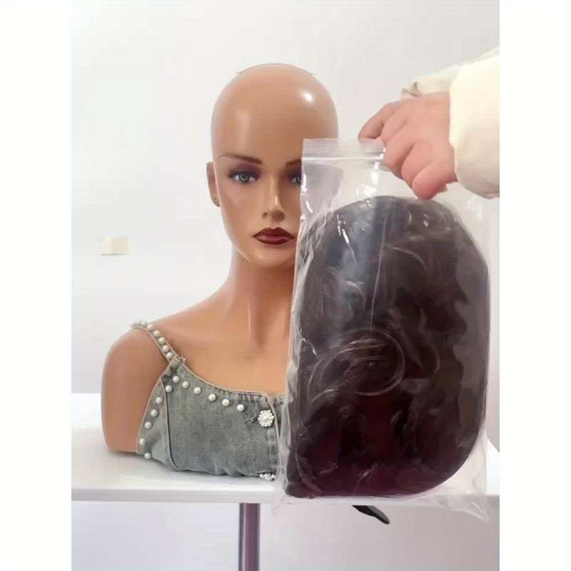 1Pc Black 40.64cm Fashion Design Wig