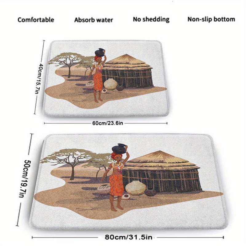 1Pc 19.69x31.5inch 50cmx80cm Floor Mat