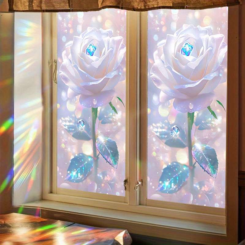 1Pc 17.7x39.3in 45x100cm Door Window Sticker