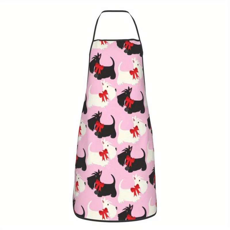 1pcs Funny Cute Scottish Terrier Bib Apron