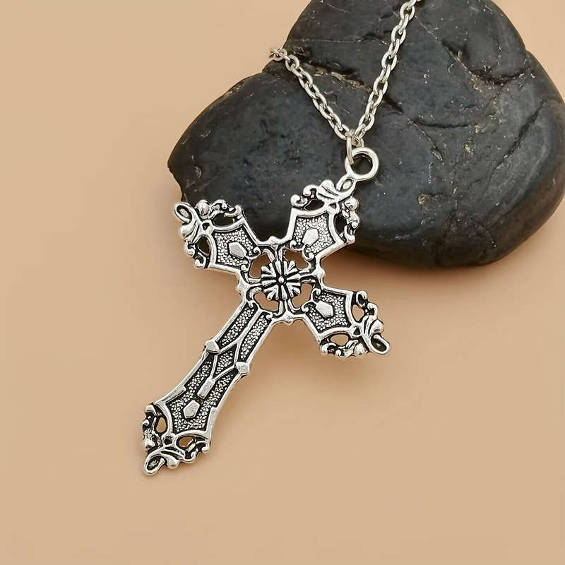 1 Piece Silvery Jesus Theme Pendant