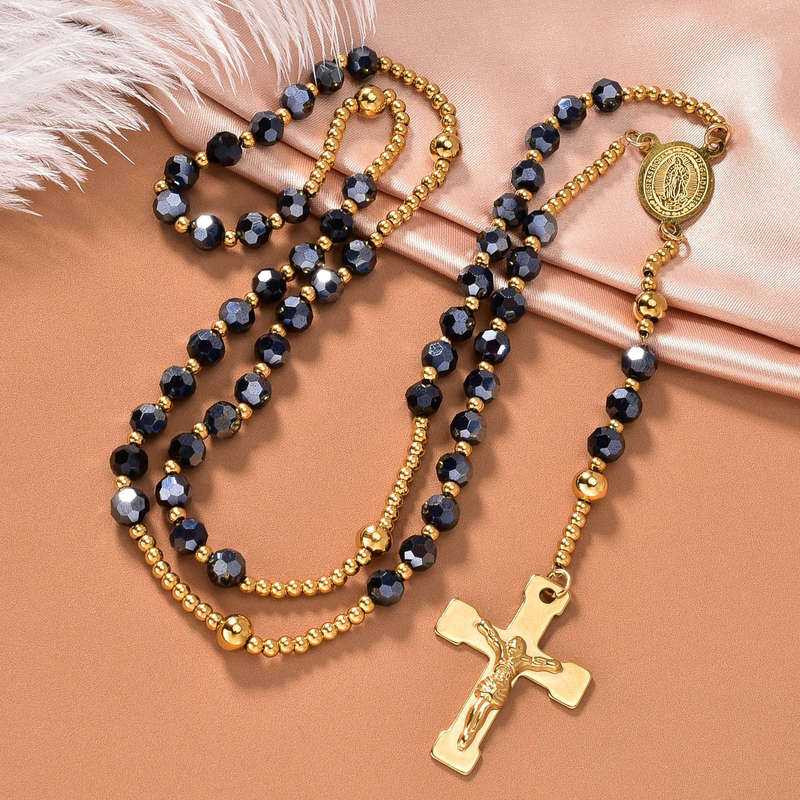 1 Piece Golden Jesus Theme Pendant