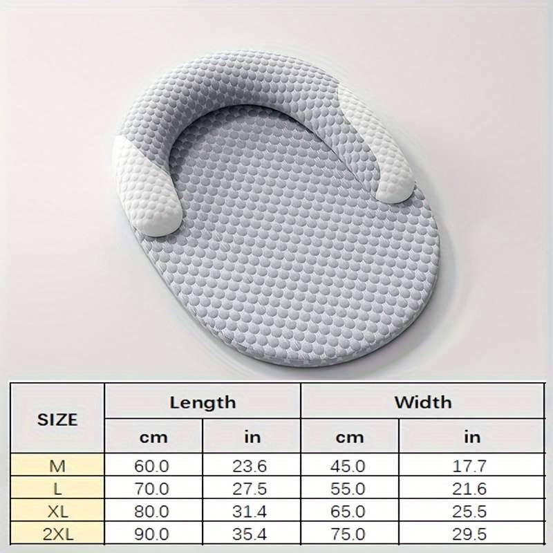 1piece Gray M 60X45Cm Cooling Pad