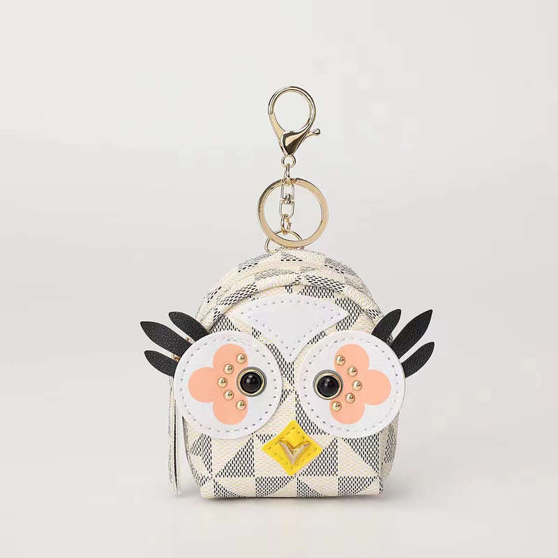1pc Owl-Shaped Coin Purse Wireless Earphone Case Key Pouch Storage Bag