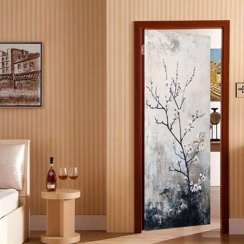 1Pc 95.0x214.88cm Door Window Sticker