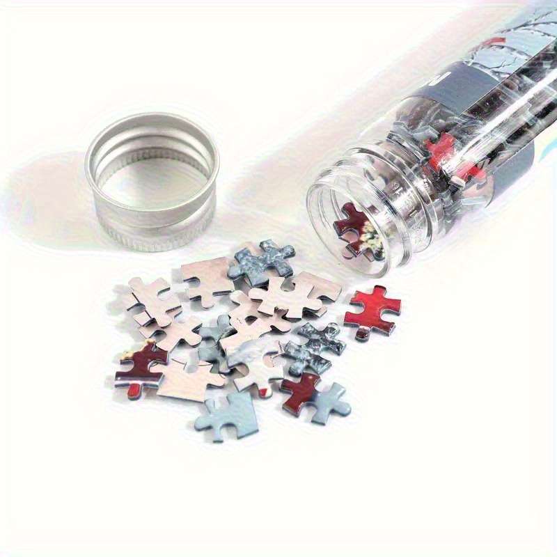 150pcs Mini Test Tube Puzzle for Adults Relax Brain Teaser with Scenic Landscape