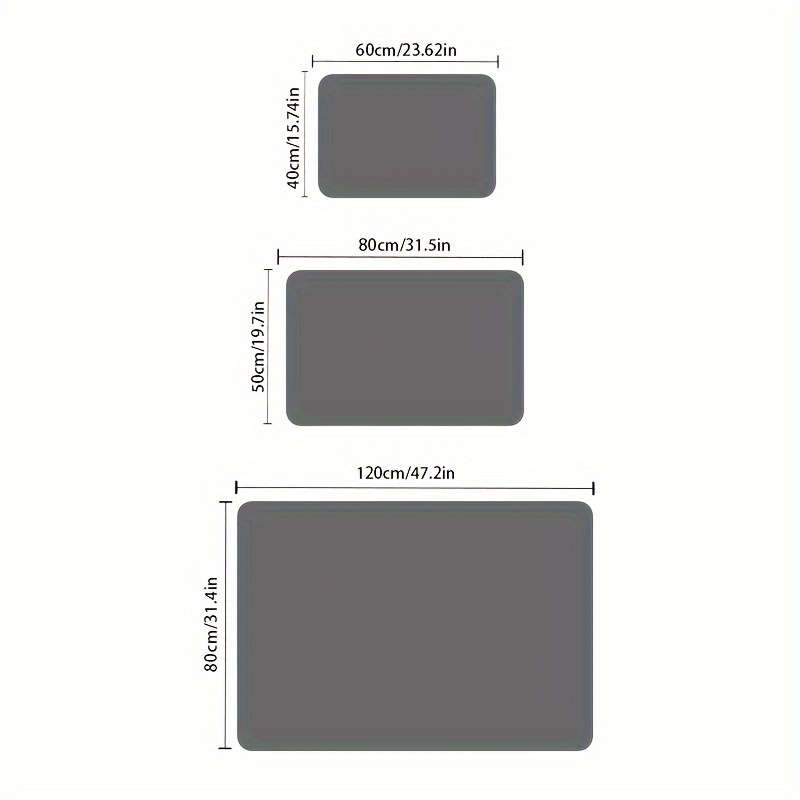 1Pc 50x80cm 19.7x31.5inch Floor Mat