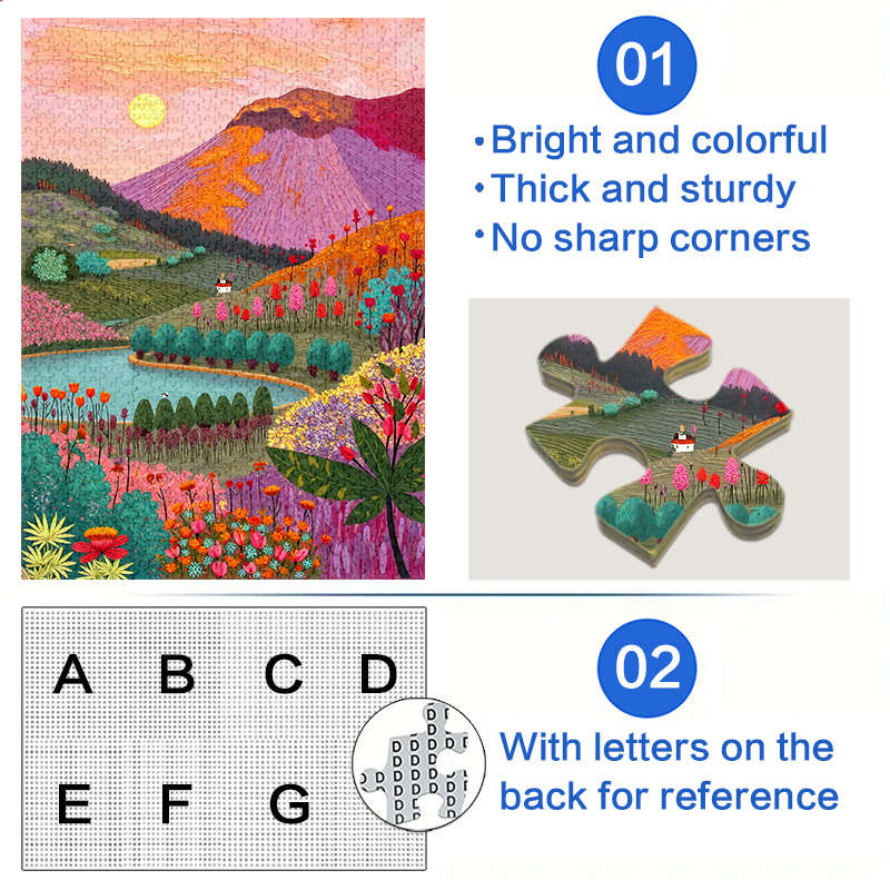 1000 Piece Paper Jigsaw Puzzle For Adults