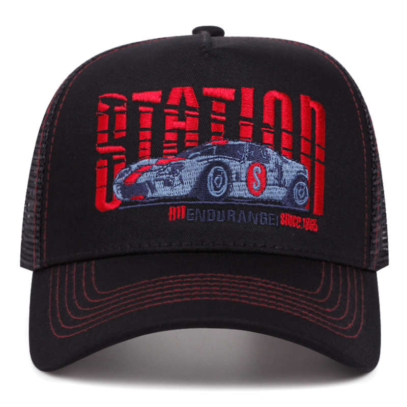 1pc Men'S Spring And Autumn Sun Protection Baseball Cap Outdoor Truck Driver Hat with Th