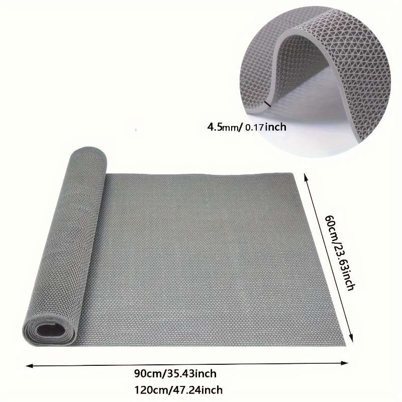 1Pc Red 60x90cm 23.62x35.43inch Floor Mat