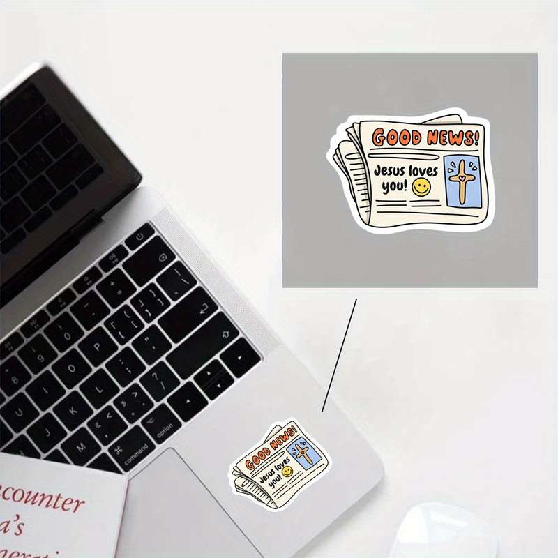 1pc Jesus Christian Themed Stickers