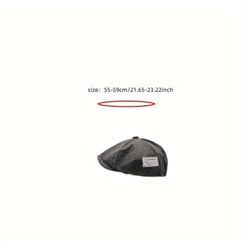 1pc Japanese Vintage-Inspired Flat Cap for Couples Lightweight Stretchy Hand Washable Ideal fo