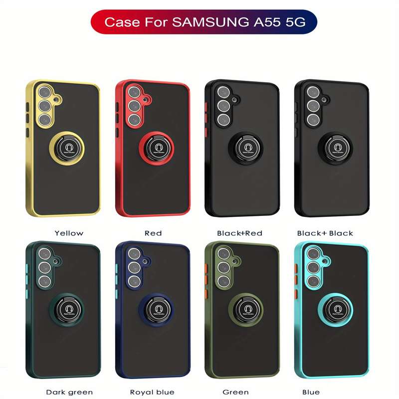1pc Black For Samsung Galaxy A52 Phone Cases