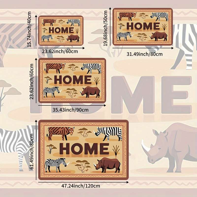 1Pc 31.50x47.24inch 80x120cm Floor Mat