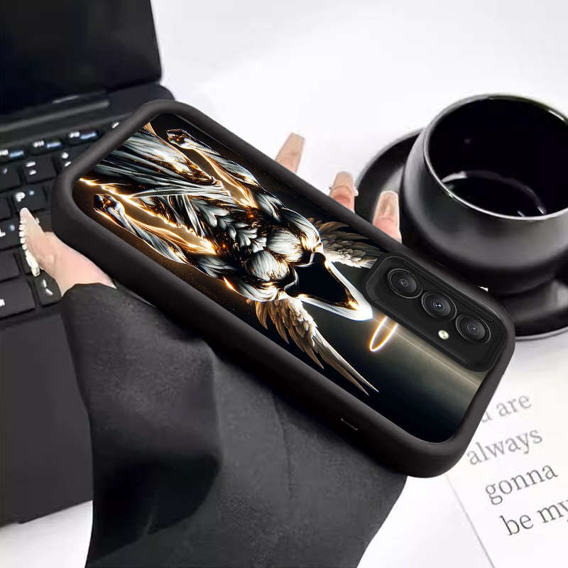 1pc Black For Samsung Galaxy M01s Phone Cases