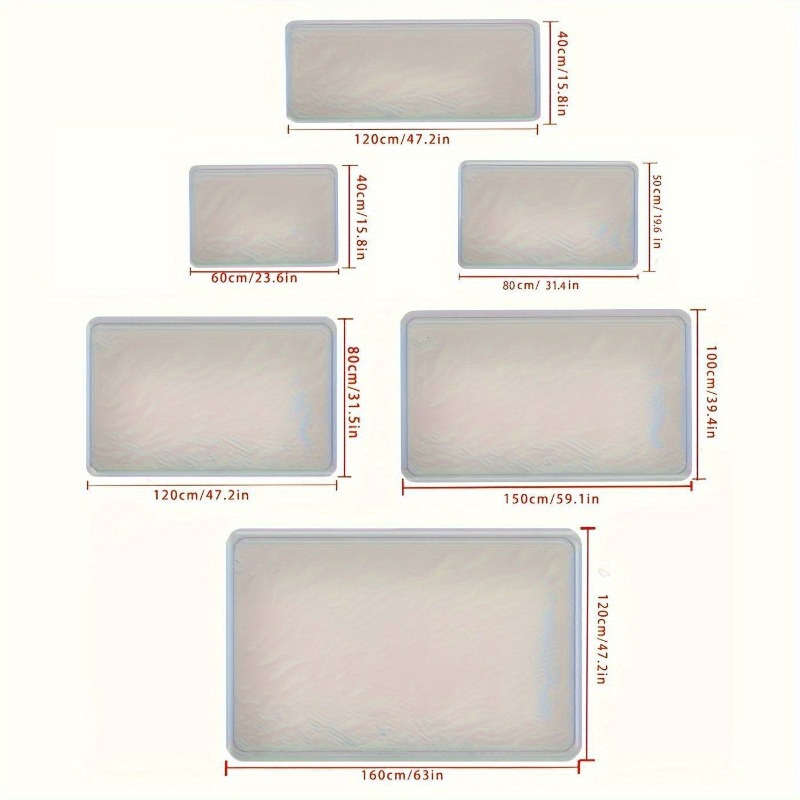 1Pc 47.24x62.99inch 120x160cm Floor Mat
