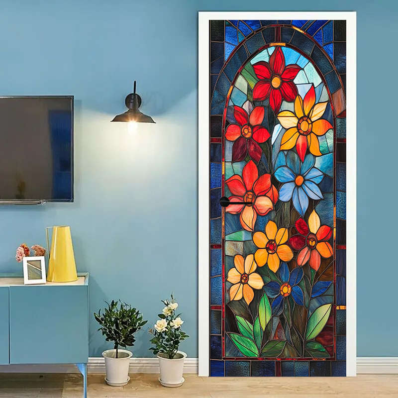 1pc 95.0x209.8cm Jesus Christian Themed Stickers