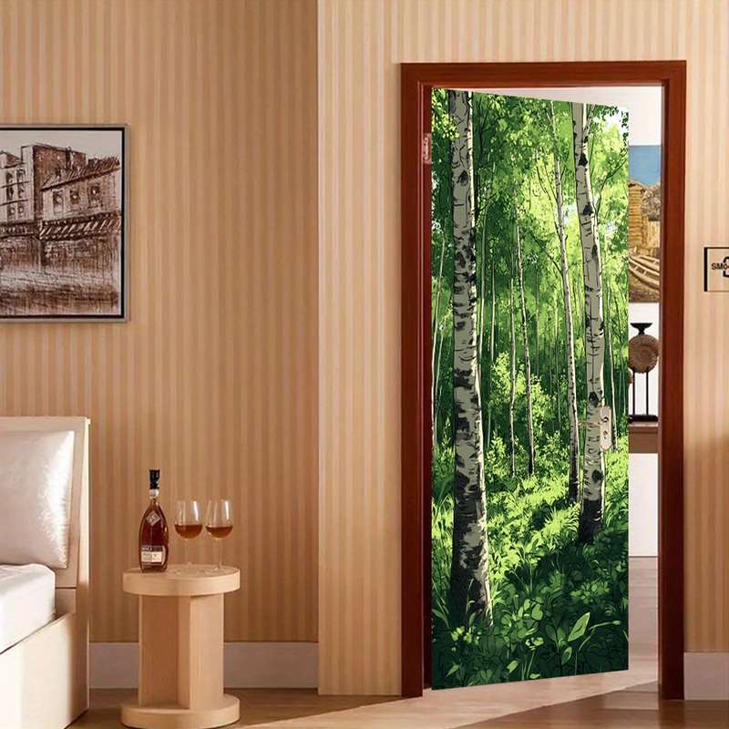 1Pc 76.96x199.9cm Door Window Sticker
