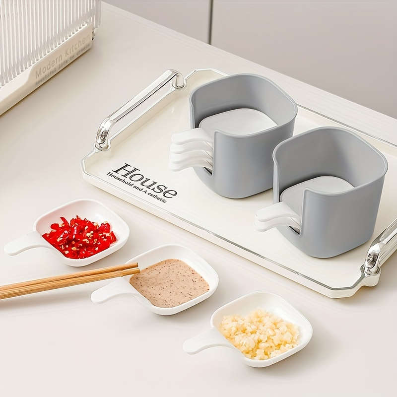7pcs set Sauce Dishes Food Sauce Dishes Dipping Sauce Dishes Set Food Storage Containers S