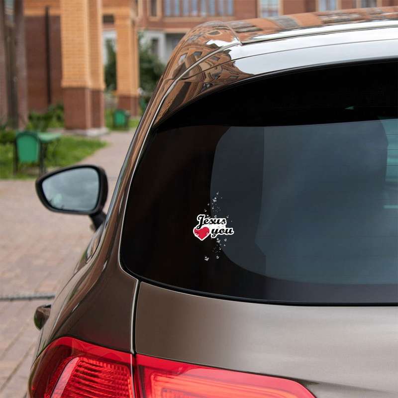 1pc Style1 Jesus Christian Themed Stickers