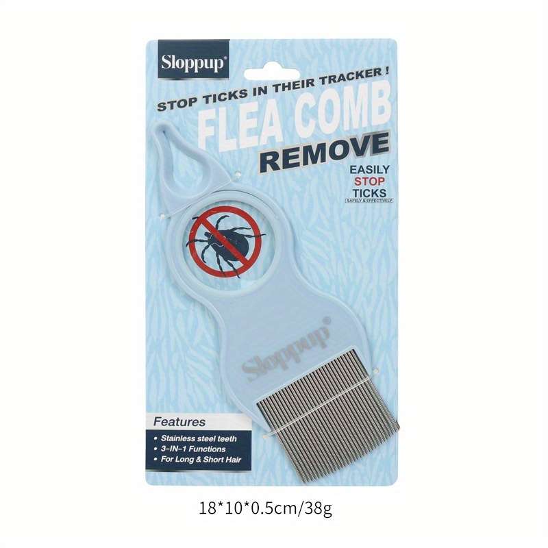 1pc Blue Size 92351Pet Comb
