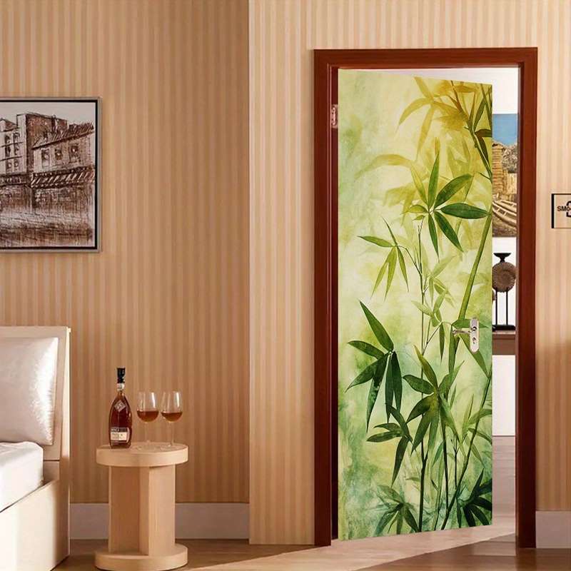 1Pc 76.96x199.9cm Door Window Sticker
