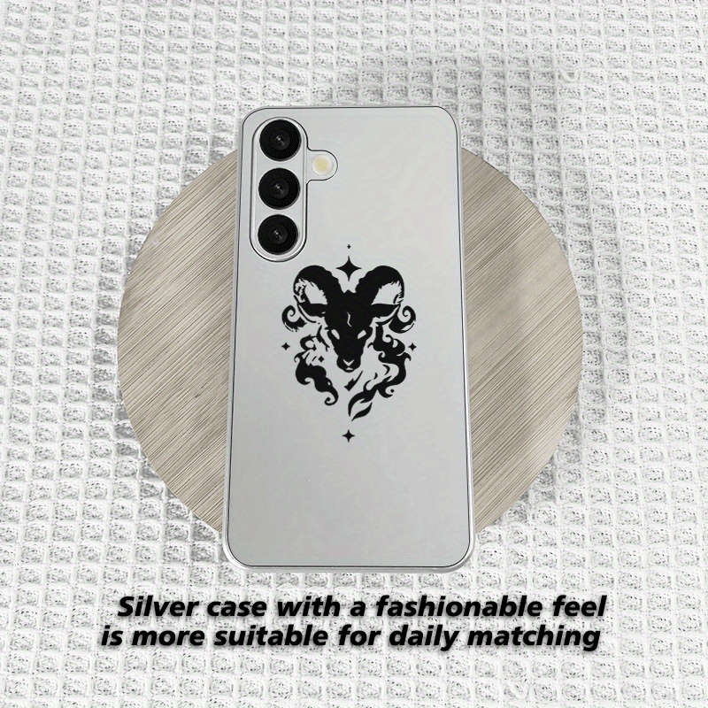 1pc  silvery  For Samsung Galaxy A21s Phone Cases