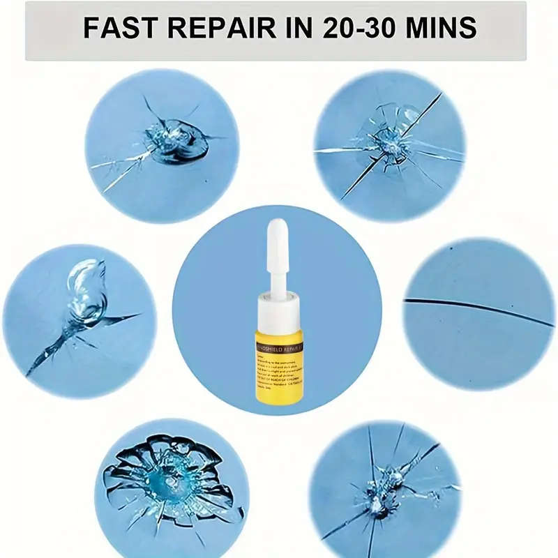 Glass Crack Vanishing Glue