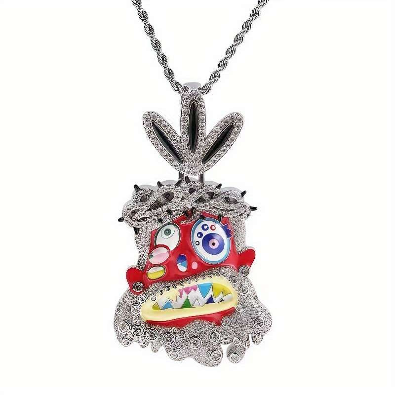 1 Piece Golden Jesus Theme Pendant