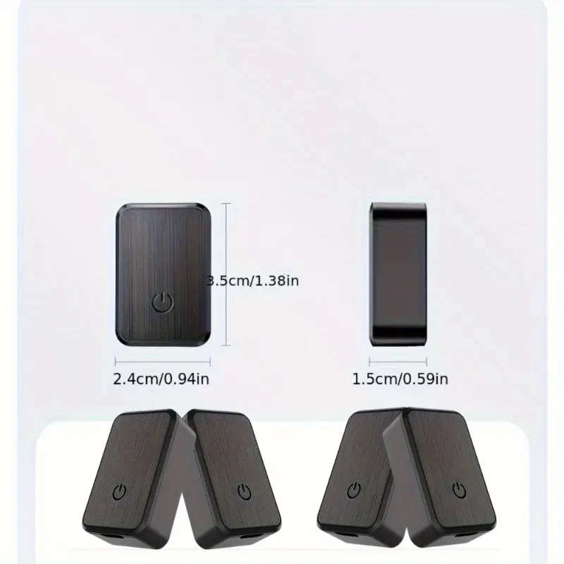 1pc Accessory Portable Real-Time Vehicle Tracking System USB Charging 6V Operating Voltage ABS