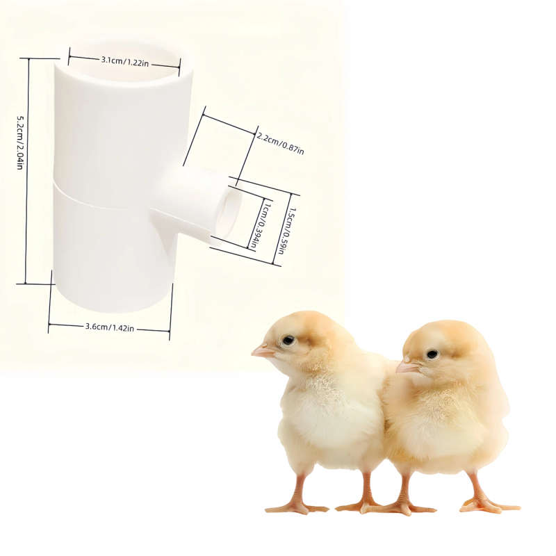 6 Piece Pvc 3 Way T Tube Set