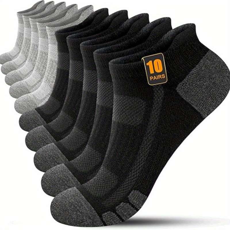 10 Pairs Of White One Size High Elastic Socks