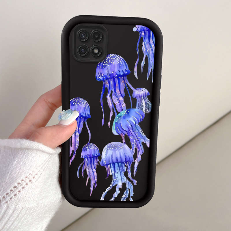 1pc Black For Samsung Galaxy A06 Phone Cases