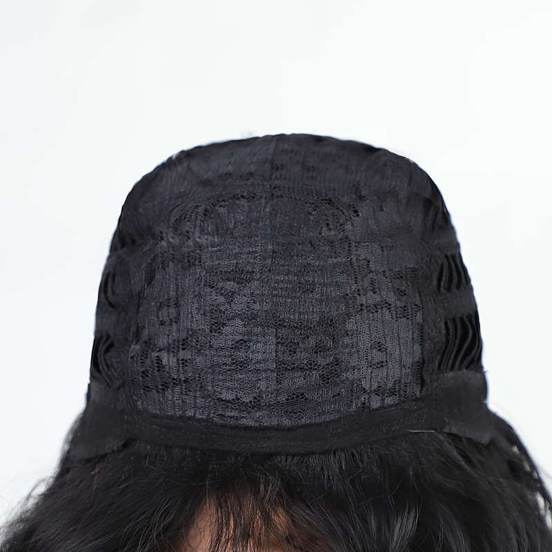 1Pc Black 50.8cm Fashion Design Wig