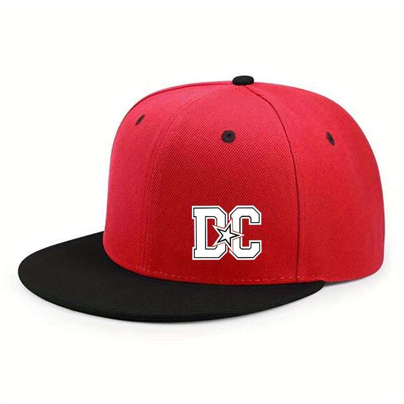 1pc New Design American Casual All-match Hip-hop Hat for Men and Women Fashionable Flat Brim Hat