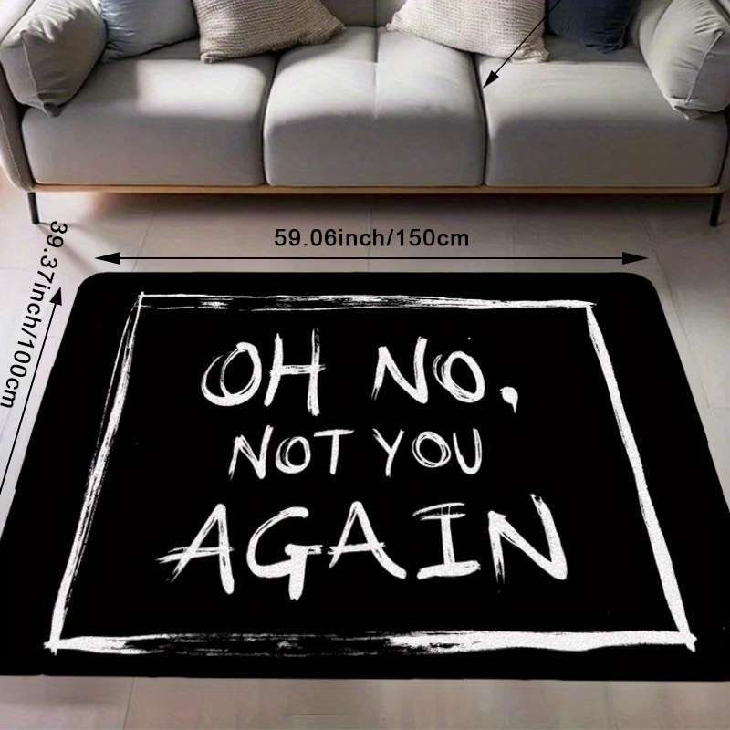 1Pc 4Ox6Ocm Floor Mat
