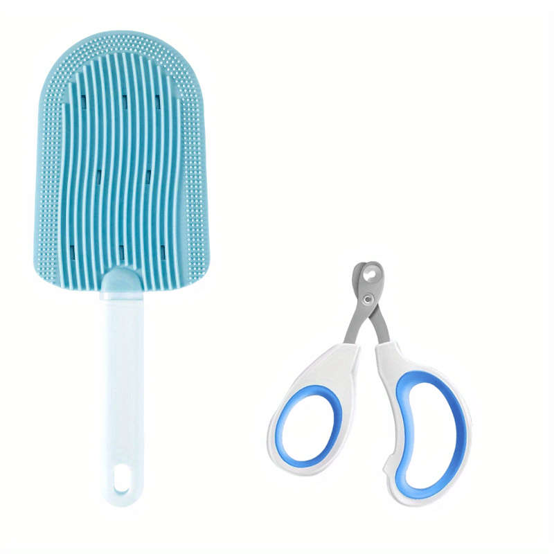 1pc Ice Cream Comb Yellow Pet Comb