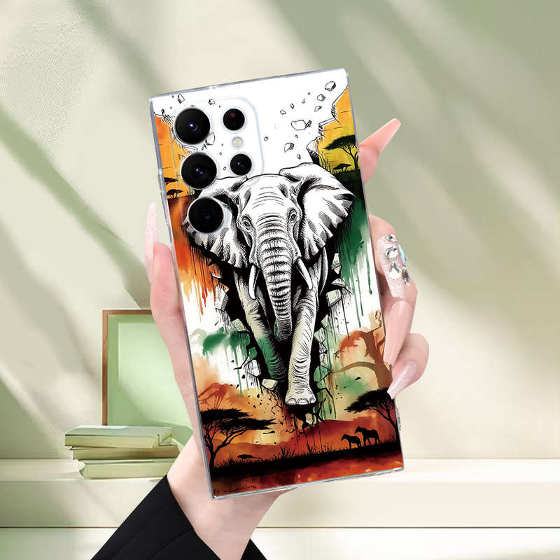 1pc Transparent For Samsung Galaxy S25 Ultra Phone Cases