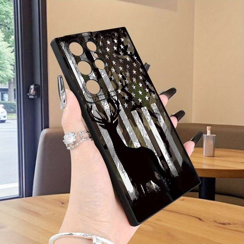 1pc Black For Samsung Galaxy A52 Phone Cases