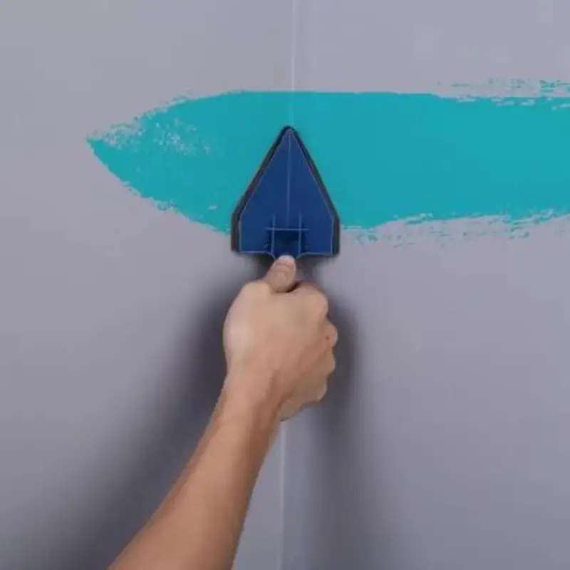 1pc Easy-Grip Triangle Paint Brush with Durable Bristles Perfect for Wall Corners Gaps by Oppselve