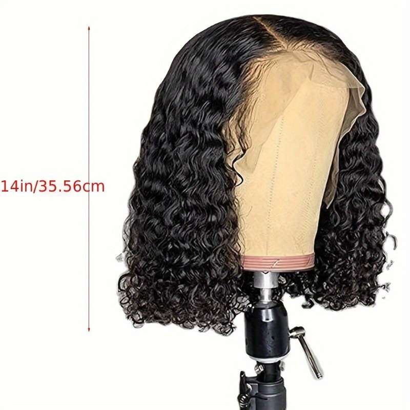 1Pc Black 35.56cm Fashion Design Wig