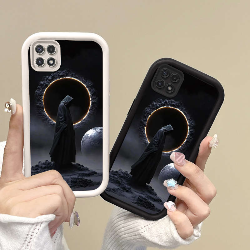 1pc White For Samsung Galaxy A05s Phone Cases