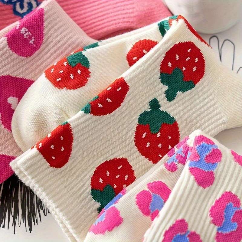 Sock 5 Pairs Of Mixed Colors  One Size
