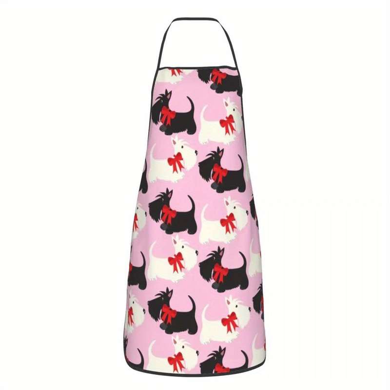 1pcs Funny Cute Scottish Terrier Bib Apron