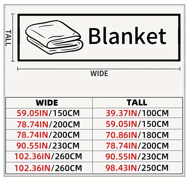1ps Blanket Color Red And Blue Grid size 39.3INx27.5IN 100CMx70CM